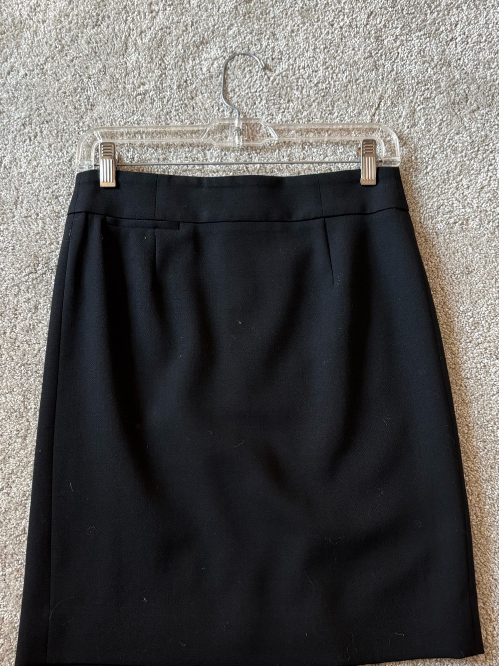 J. Crew Classic Black Pencil Skirt